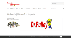Desktop Screenshot of maksor-scooterparts.com